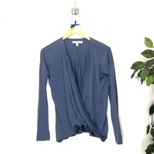 Abercrombie & Fitch Long Sleeve Criss Cross Top